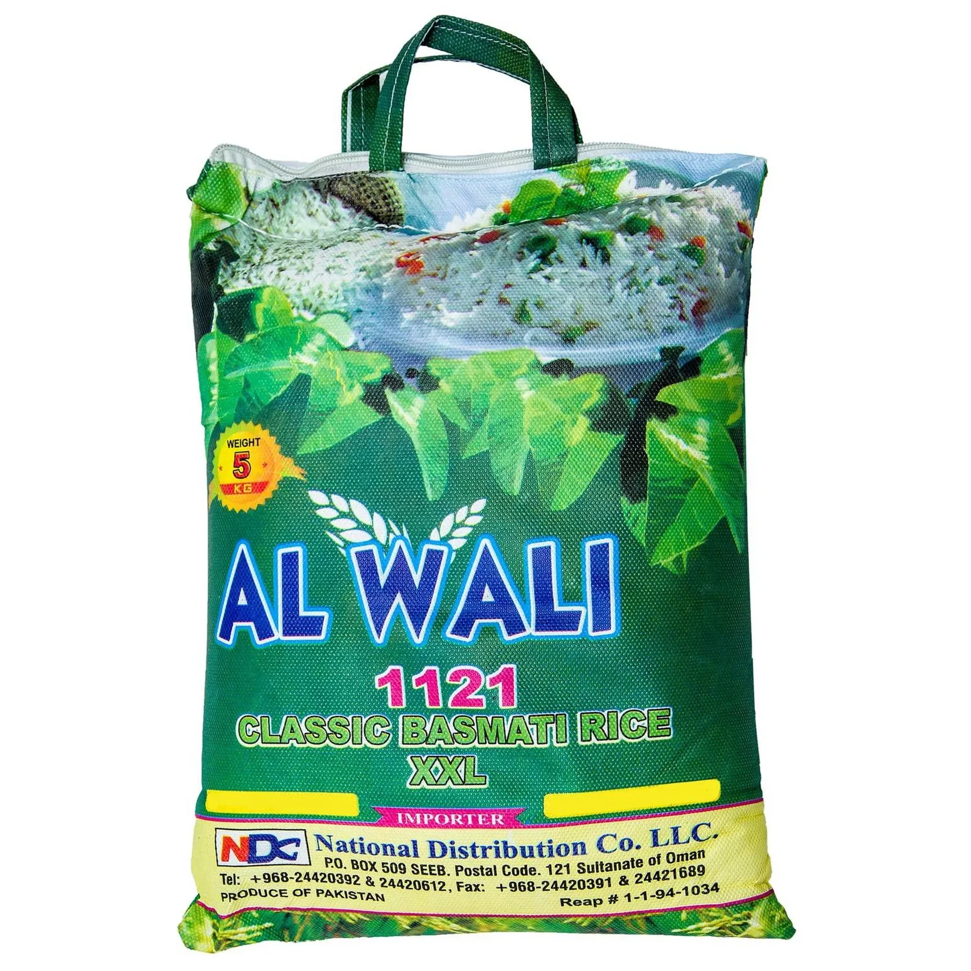 Al Wali Classic Basmati Rice XXL 1121 20Kg Bag