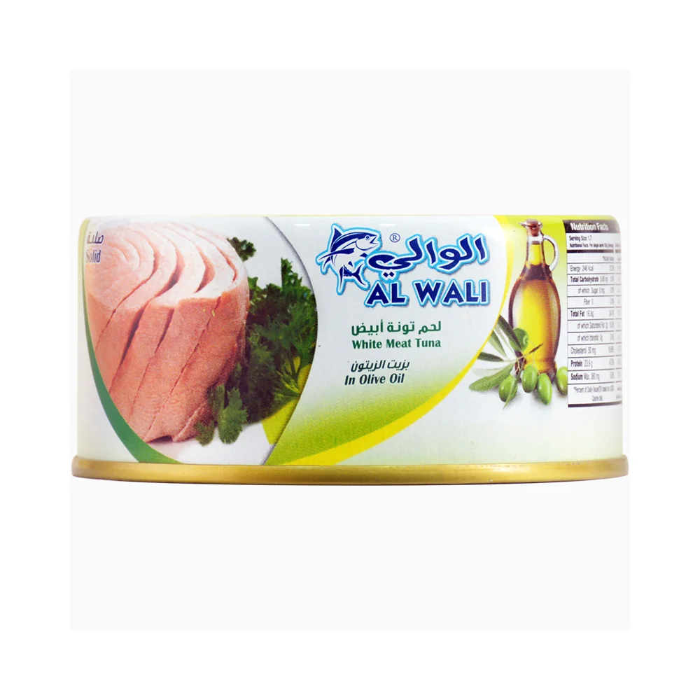 Al Wali White Meat Tuna Solid in Olive Oil 160gms