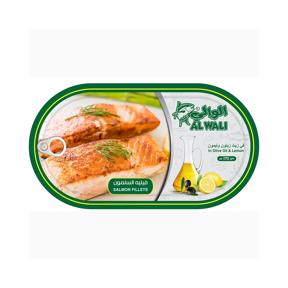 Al Wali Salmon Fillets in Olive Oil & Lemon 170gms