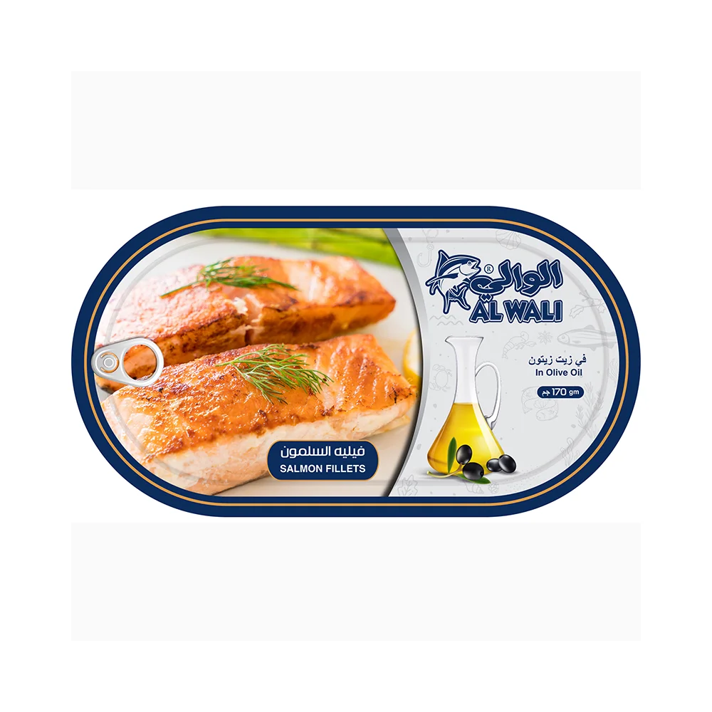 Al Wali Salmon Fillets in Olive Oil 170gms