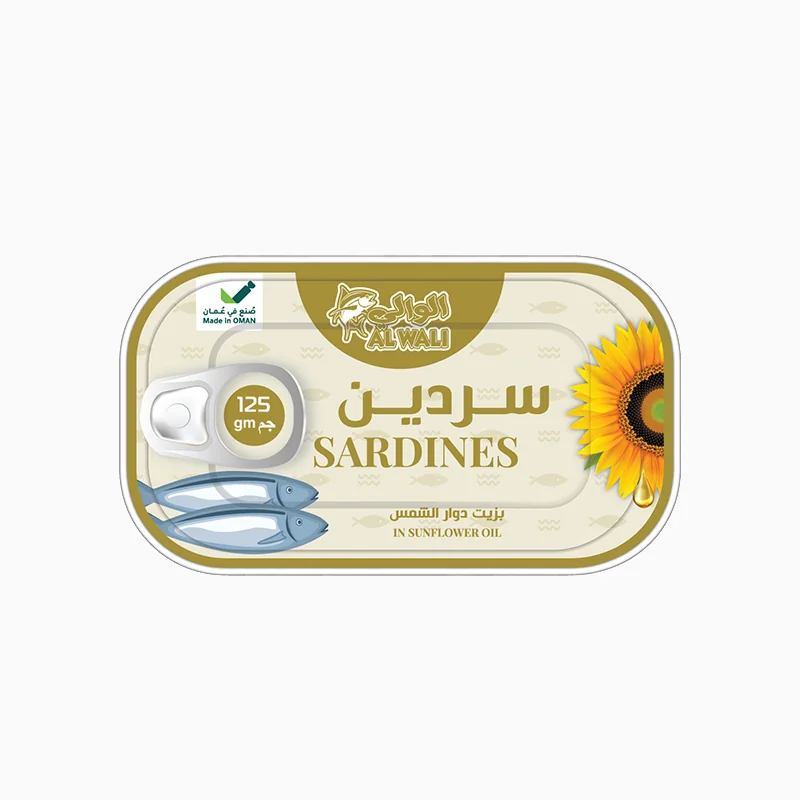 Al Wali Sardine in Sunflower Oil 125gms