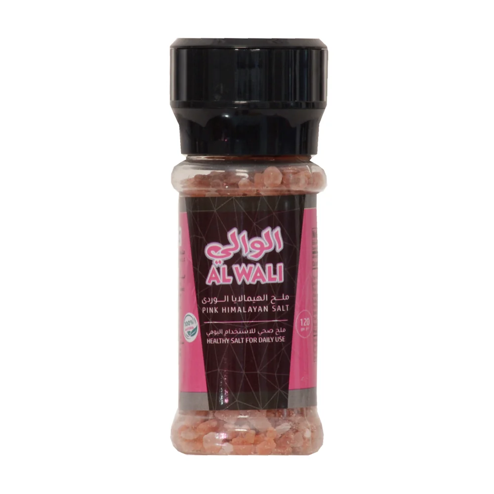 Al Wali Himalayan Pink Salt Coarse Plastic Grinder 120gms